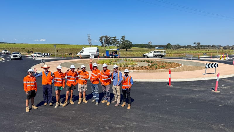 Nikenbah roundabout upgrade now complete post image