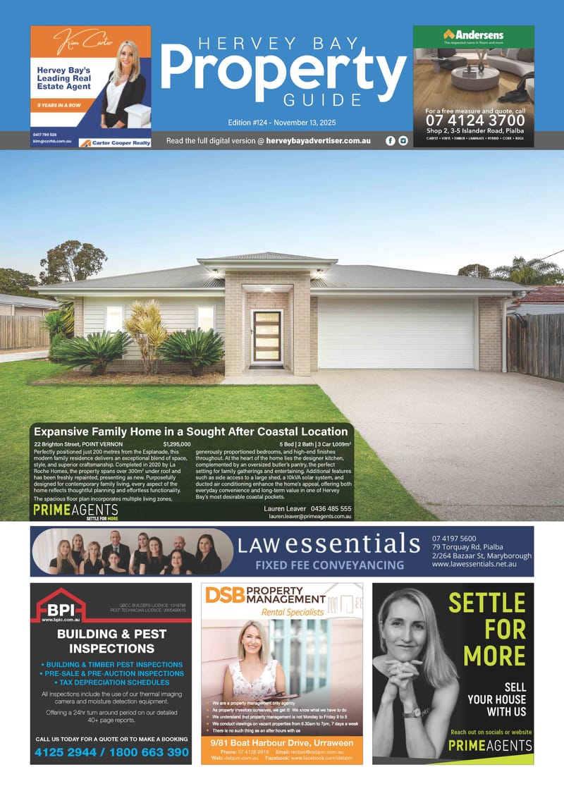 Hervey Bay Property Guide 17th November 2025 post image